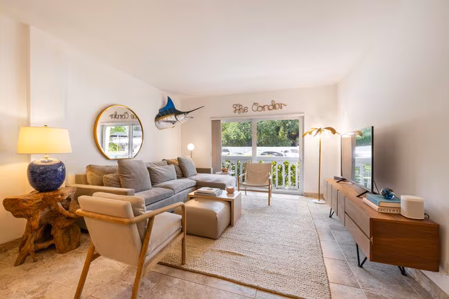 Luxury condo interior managed in Coral Gables, FL