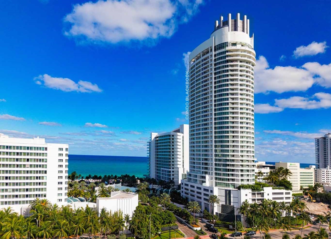 Luxury high-rise building with ocean view in Fontainebleau managed by Threshold Management